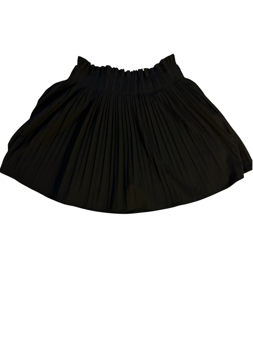 Zara Black Circle Skirt with Pleats
